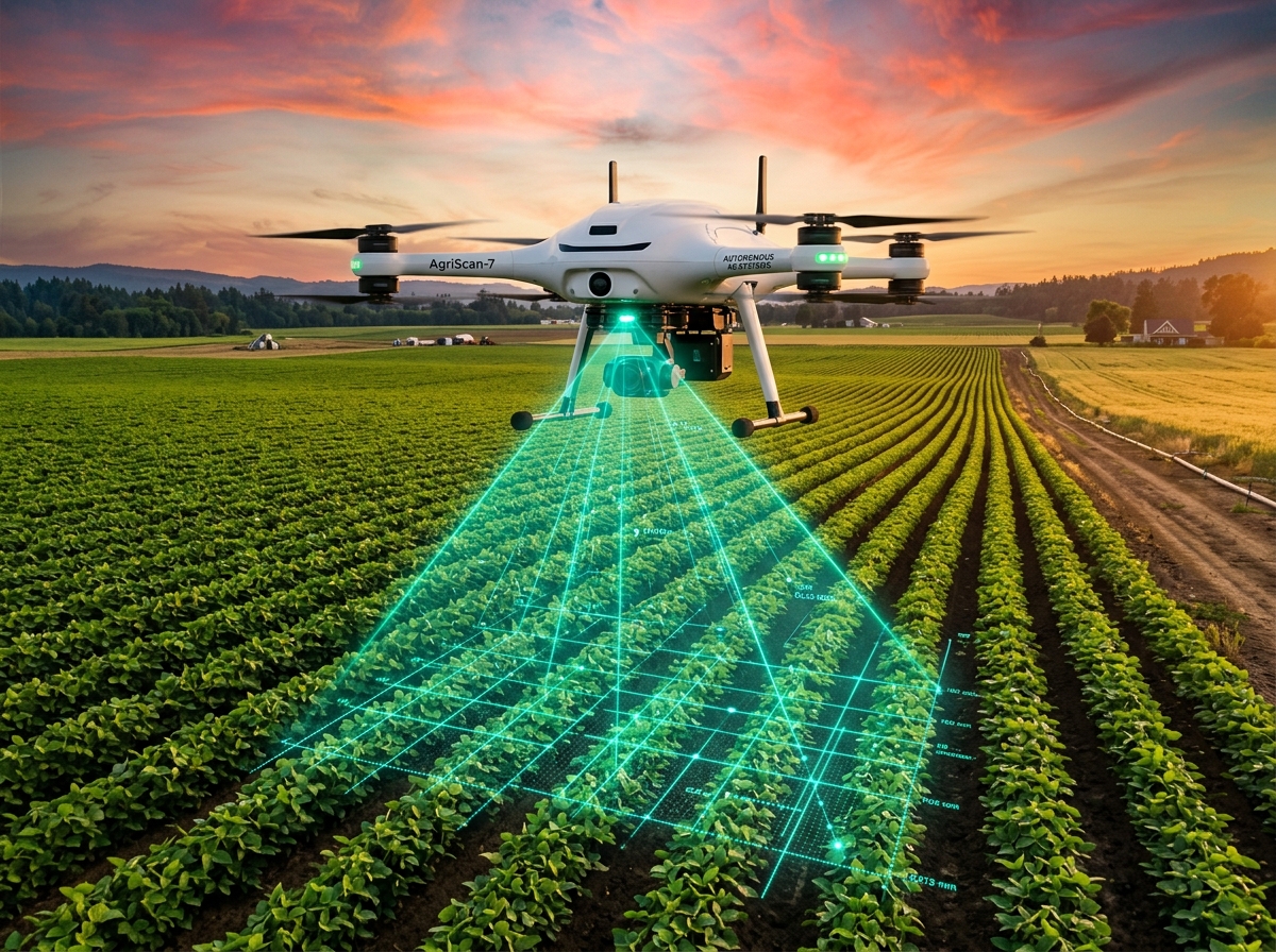 AgriScan Multispectral Aerial Drone